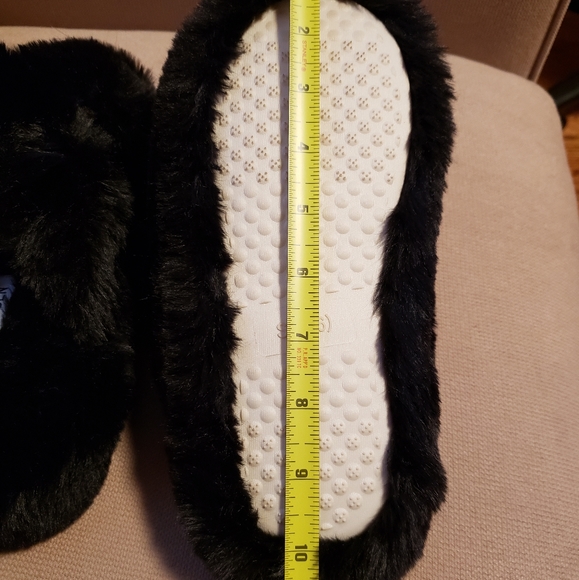 STEVE MADDEN Women's 'Crissy' Black Faux Fur Slipp - Picture 3 of 6